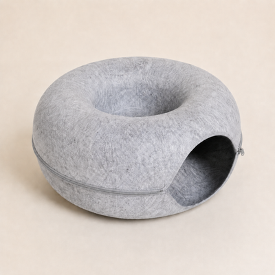 Purrnest™ || Donut Tunnel & Slaapplek Voor Je Kat