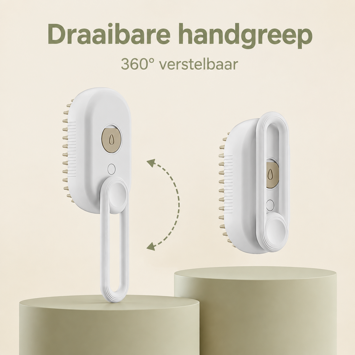 Steamly™ Stoomborstel || Zachte Vachtverzorging Voor Hond En Kat