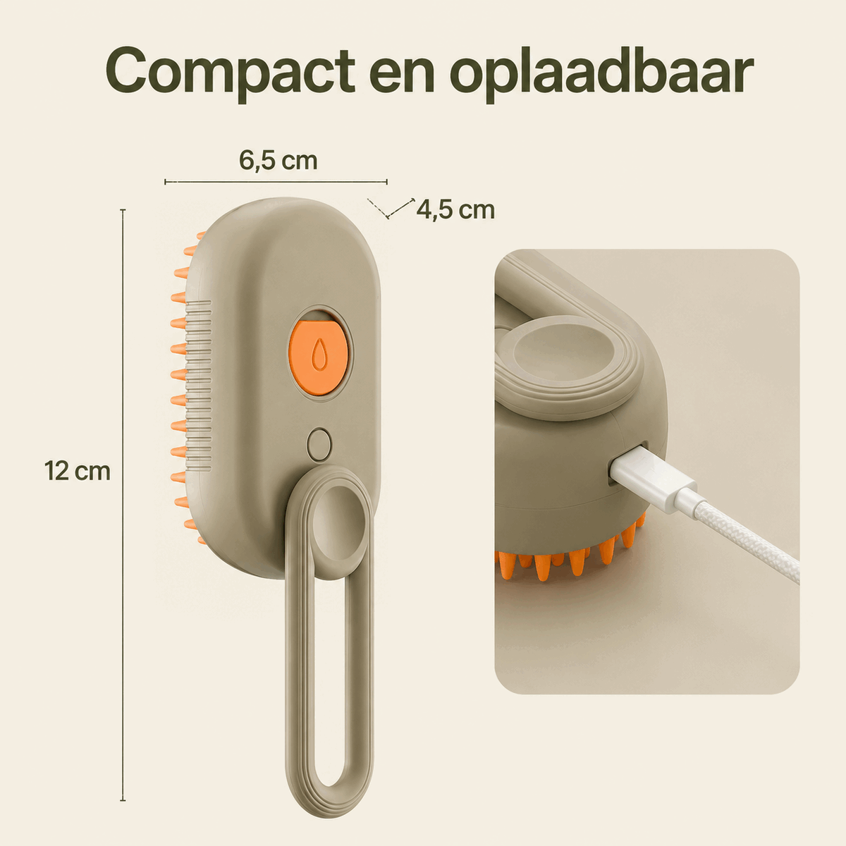 Steamly™ Stoomborstel || Zachte Vachtverzorging Voor Hond En Kat