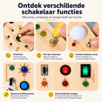 Houten Activiteitenbord incl. LED verlichting