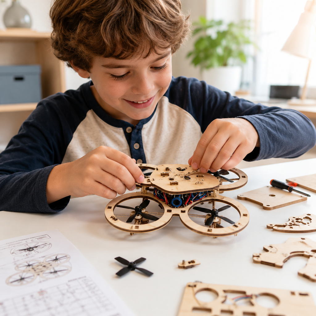 DIY Houten Drone — Bouw en Vlucht