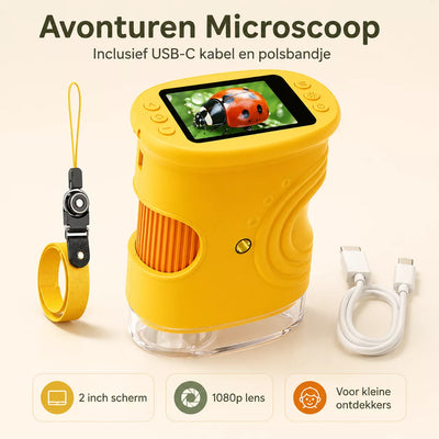 Avonturen Microscoop - inclusief USB-C kabel en polsbandje