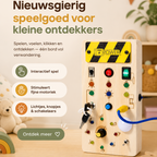 Houten Activiteitenbord incl. LED verlichting