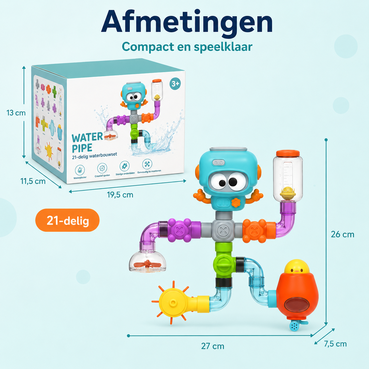 SpetterLab™ Waterbaan || Interactief met Waterstroom