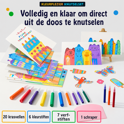 Regenboog scratchkaarten om te maken en versturen
