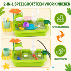 Speel & Spoelbak Kikker of Eend incl. kraan
