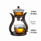 Glazen semi-automatische Theepot || Laat zichzelf schenken