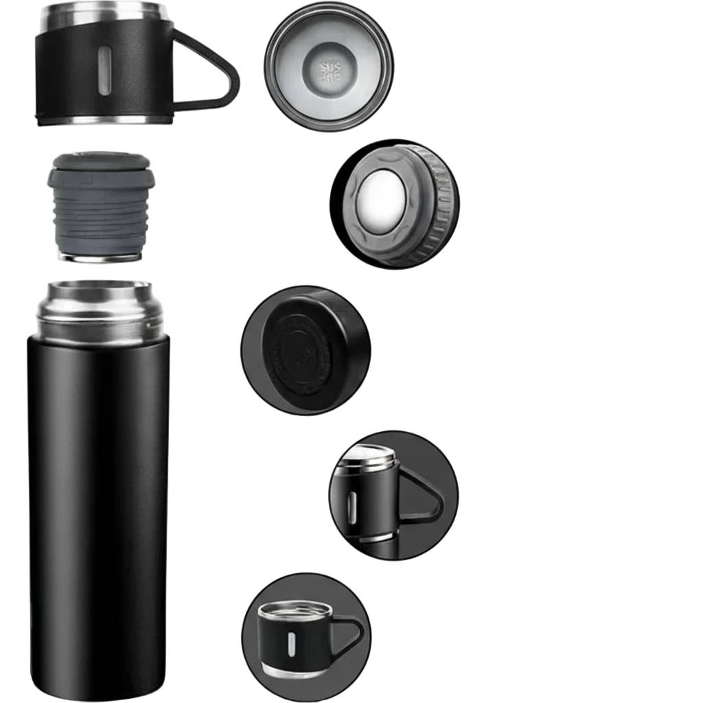 Thermosfles & Mokken RVS 500ML || Dubbelwandig & Lekvrij