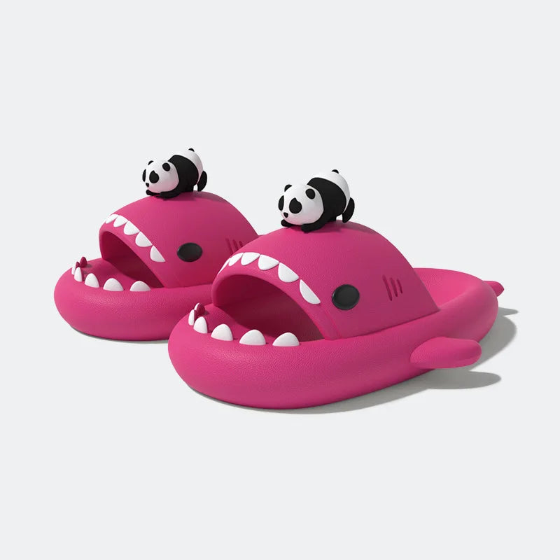 SharkSnaps™ Haaien Slippers combineren met  verwisselbare accessoire