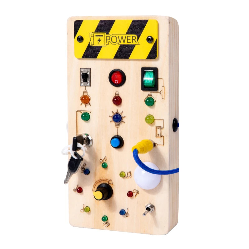 Houten Activiteitenbord incl. LED verlichting