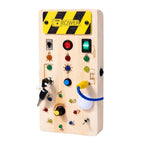 Houten Activiteitenbord incl. LED verlichting