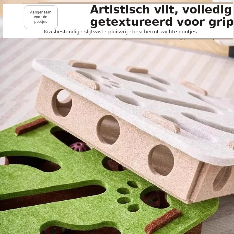 Puzzova Kattenpuzzel - Voordelen: mentale stimulatie, langzamer eten, meer rust
