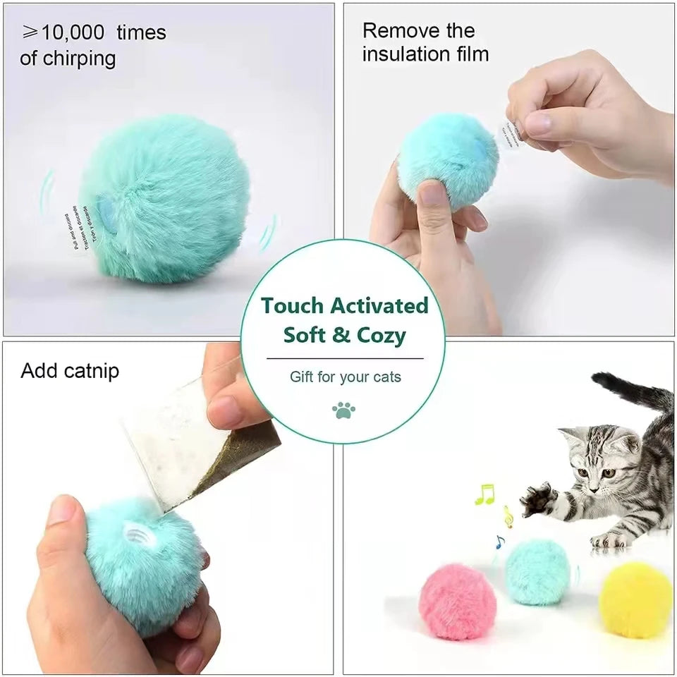 Trillo™ Slimme Kattenbal || Elektrisch Speelgoed Met Kattenkruid