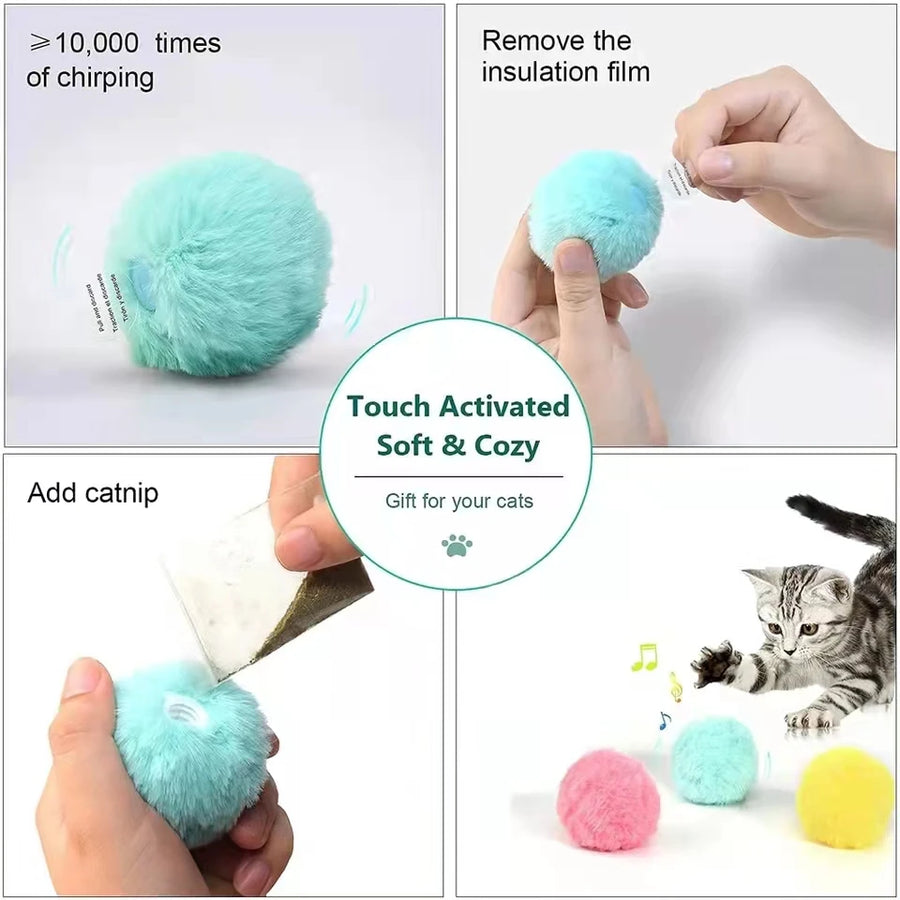 Trillo™ Slimme Kattenbal || Elektrisch Speelgoed Met Kattenkruid