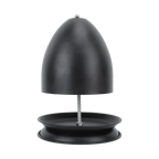 Calora Iron Glow Heater van zwart ijzer met theelichthouder