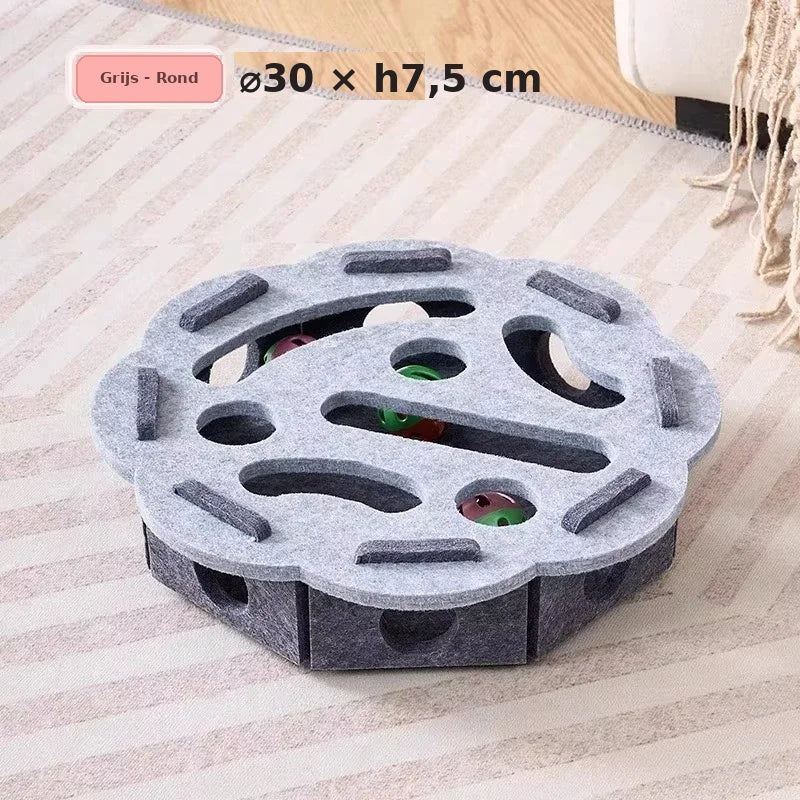 Puzzova Kattenpuzzel - Formaat en maatvergelijking, rond en vierkant variant