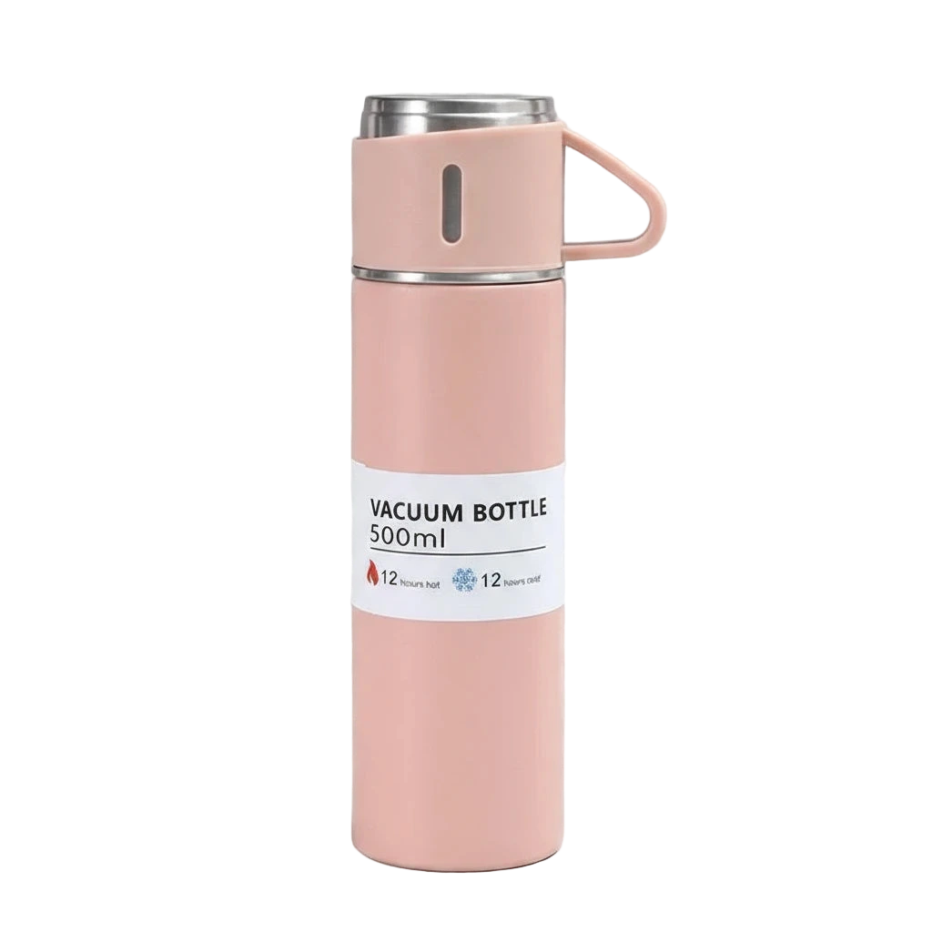 Thermosfles & Mokken RVS 500ML || Dubbelwandig & Lekvrij