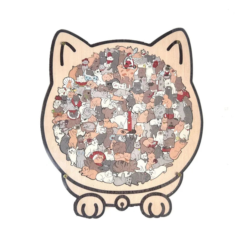 Kitty Puzzel || Rustgevend Puzzelmoment vol kleine katjes