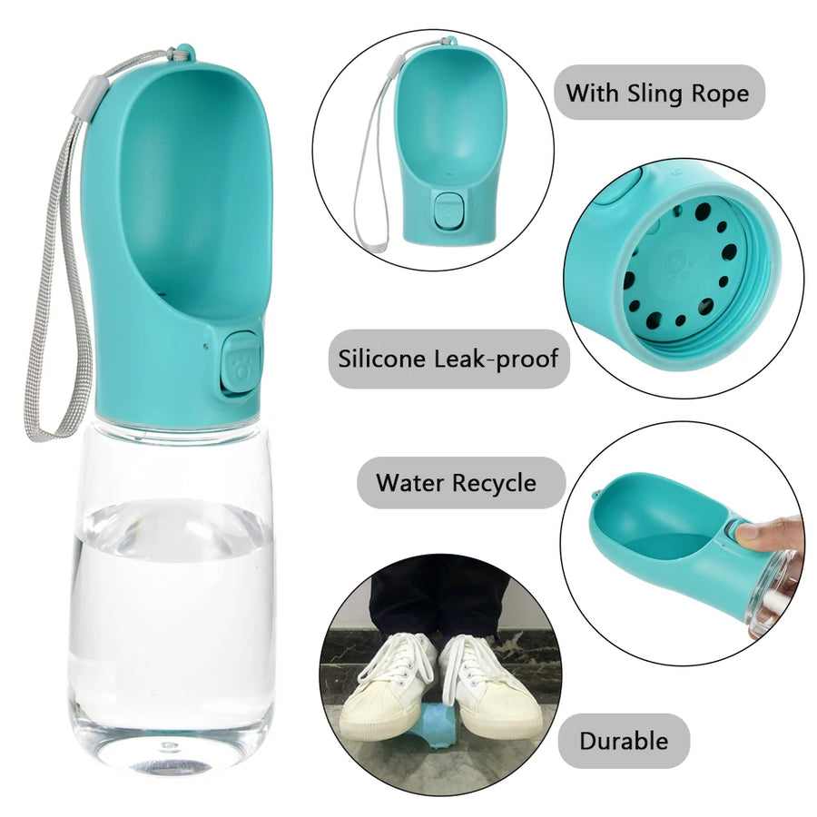 Hydrapet™ Waterfles || 550ml Draagbare Drinkfles Voor Hond En Kat