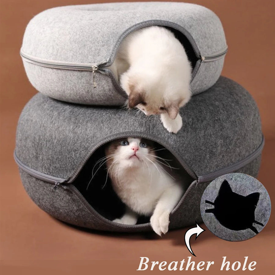 Purrnest donut kattentunnel