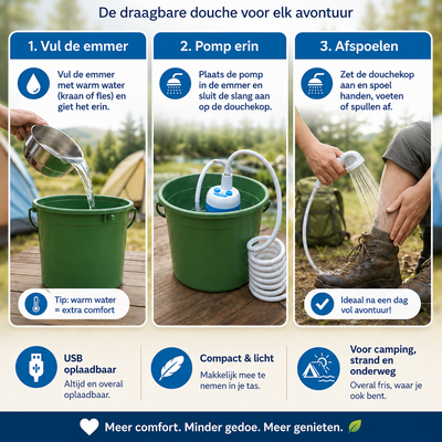 SplashGO draagbare douche - foto 2