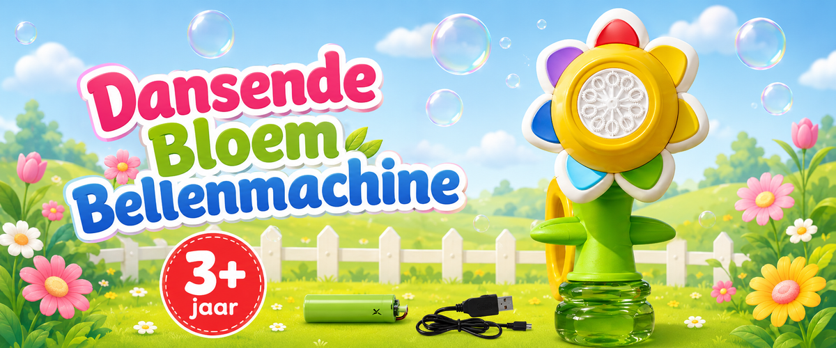 BellenBloem Bellenblaasmachine - sfeerbeeld met lichtjes en bellen #infobanner-hero