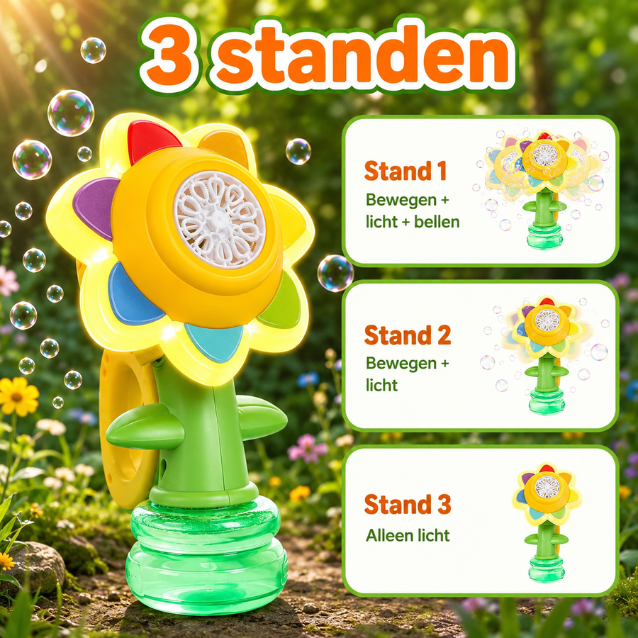BellenBloem Bellenblaasmachine || Automatisch Met Lichtjes