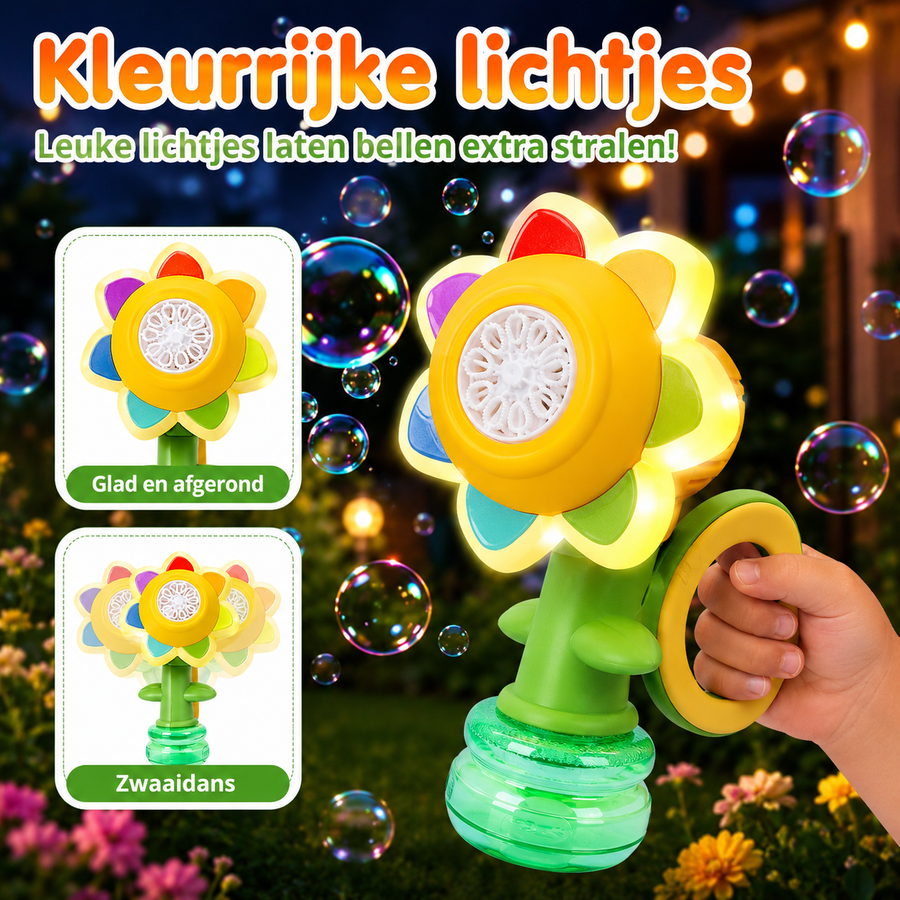 BellenBloem Bellenblaasmachine || Automatisch Met Lichtjes