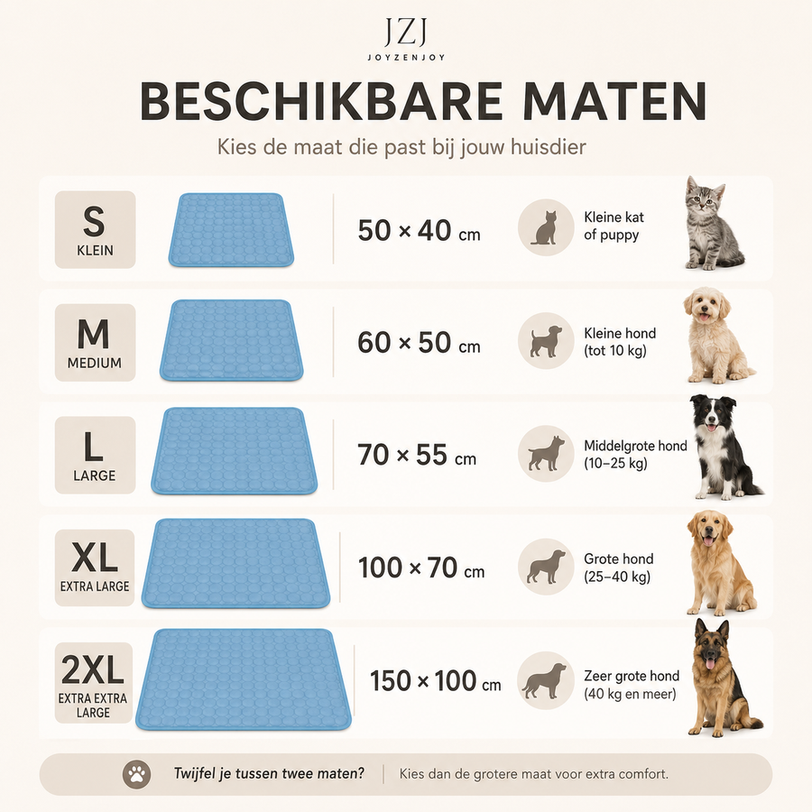 Koelmat || Koel & Comfortabel Voor Je Huisdier