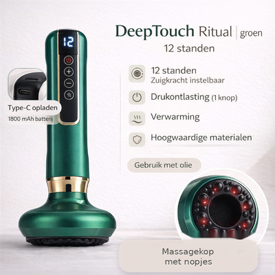 DeepTouch Ritual elektrisch cupping-massageapparaat