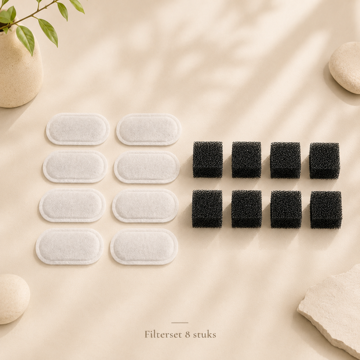 Aqualune filterset 8 stuks