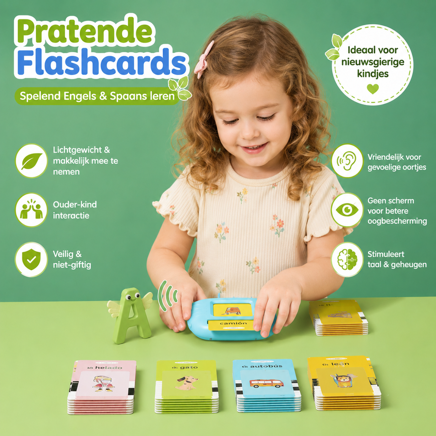 Pratende Flashcards || Spelend Engels & Spaans Leren