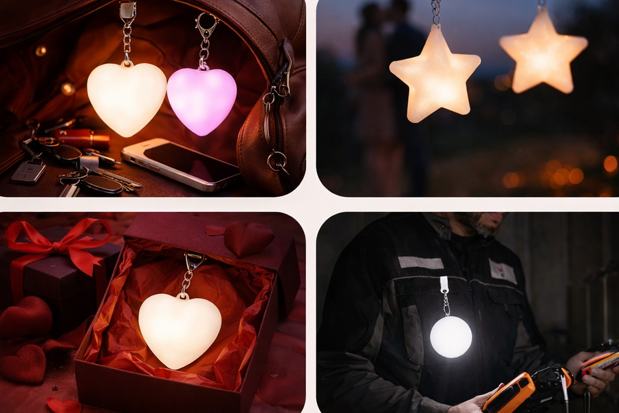 glowheart lampje als sleutelhanger of cadeau