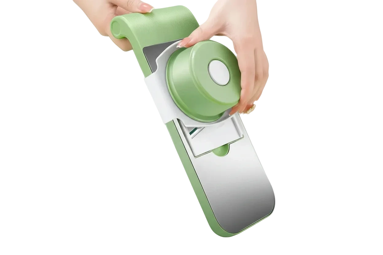 Groente- en fruitsnijder met meerdere snijfuncties voor dagelijks keuken gebruik