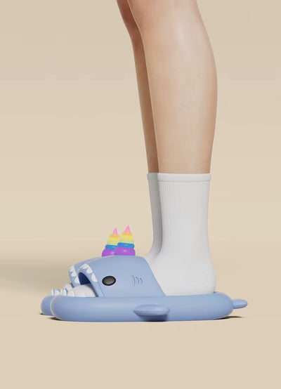 SharkSnaps haaien slippers met verwisselbare accessoires
