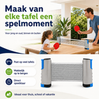 TafelSmash™ Intrekbaar Tafeltennisnet || Pingpong Net Voor Elke Speeltafel