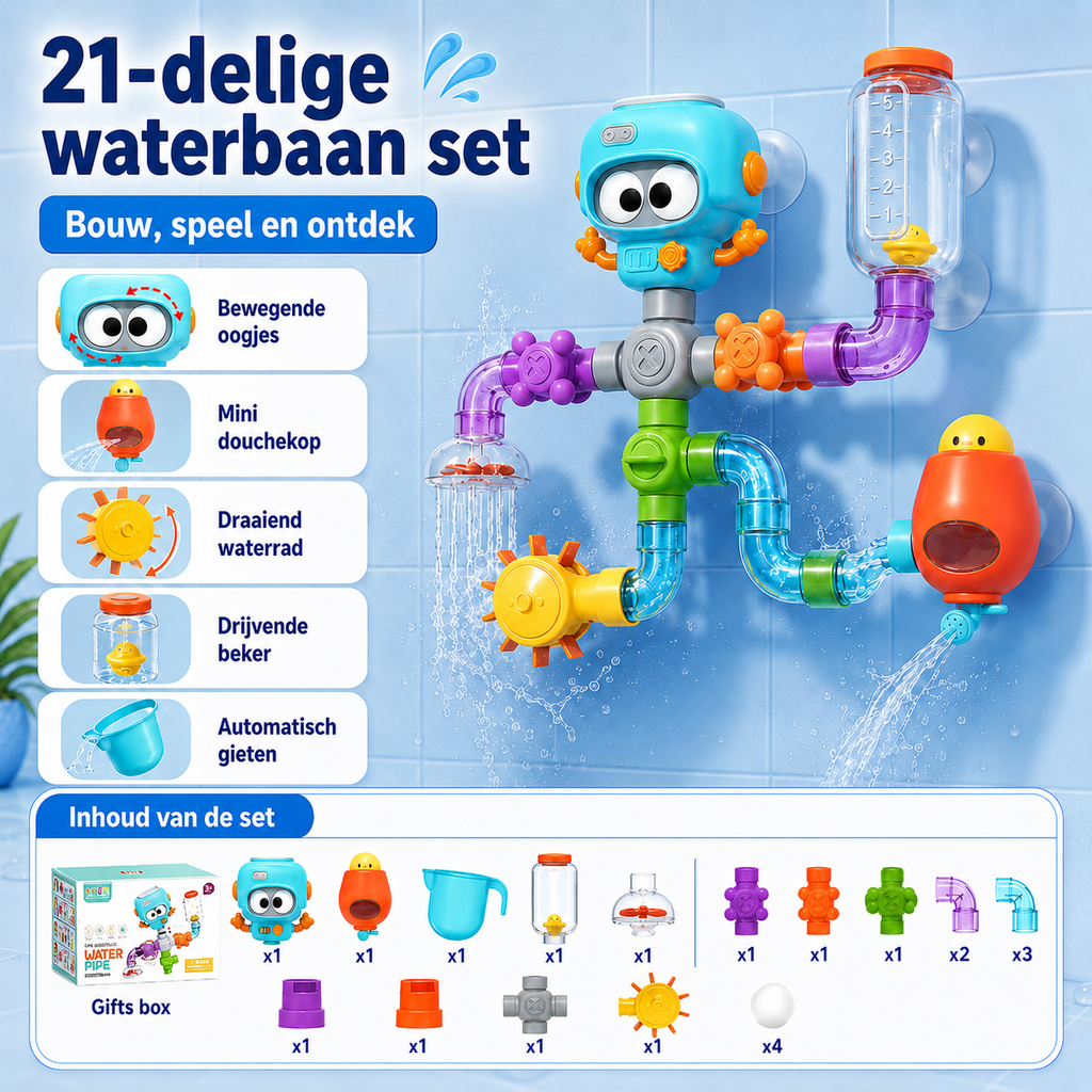 SpetterLab™ Waterbaan || Interactief met Waterstroom