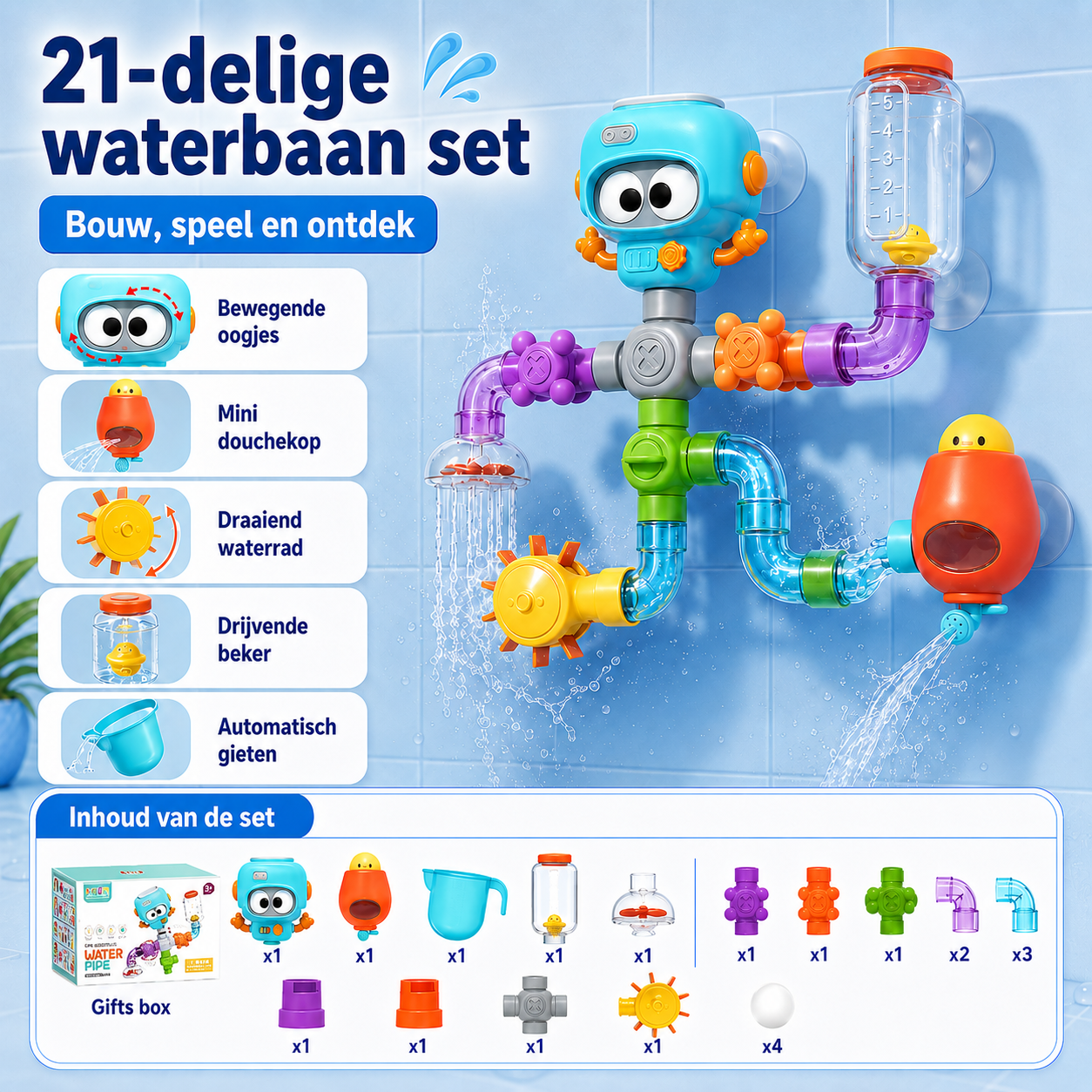 SpetterLab™ Waterbaan || Interactief met Waterstroom