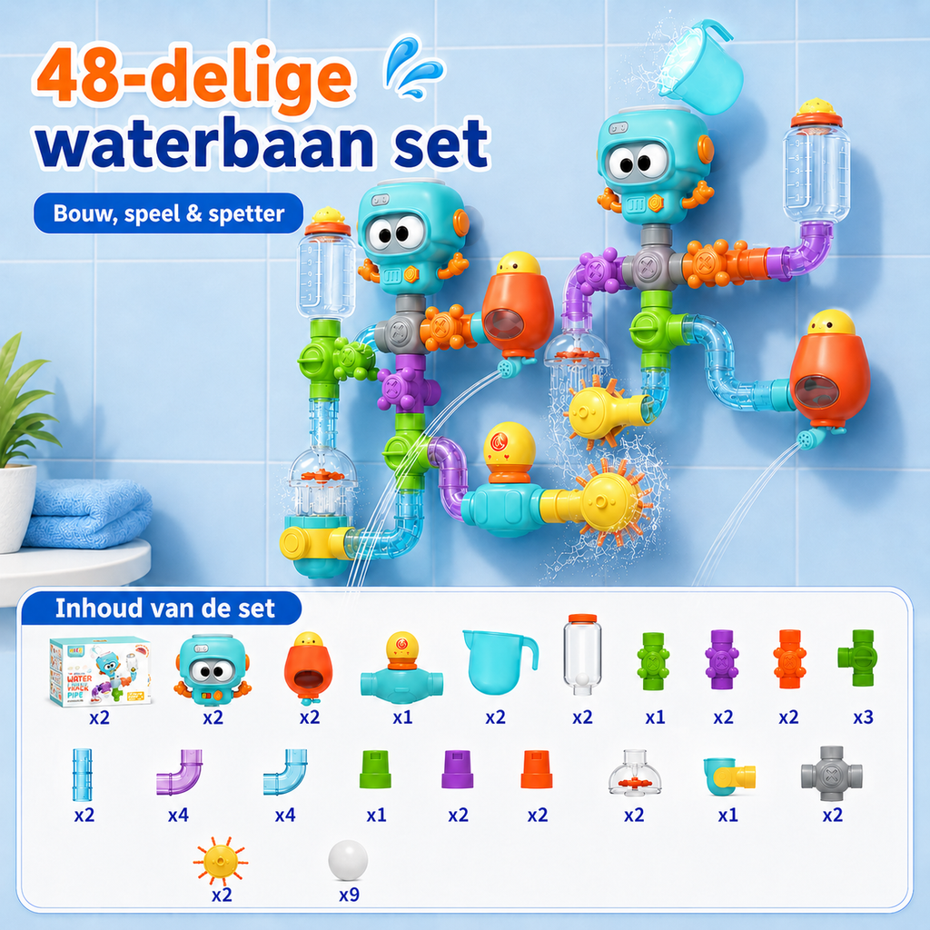 SpetterLab™ Waterbaan || Interactief met Waterstroom